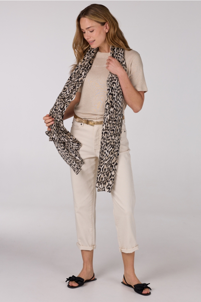 SCARF S25 VTT 904 PRINTED 000124 LEOPARD